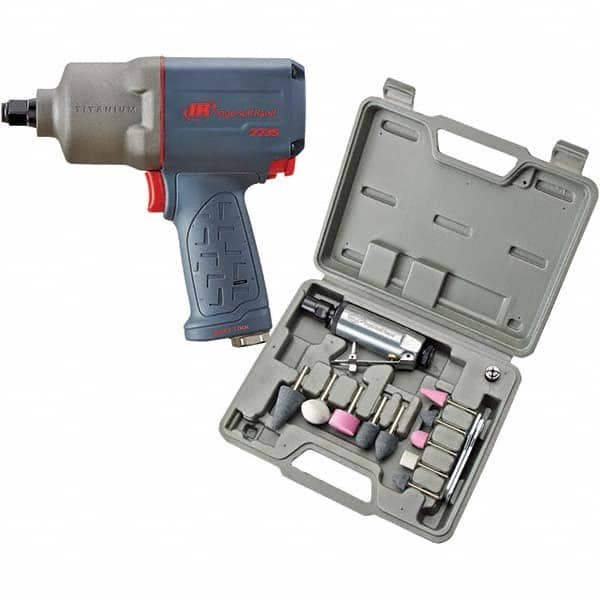 Ingersoll-Rand - Air Impact Wrenches & Ratchets Drive Size: 1/2 Handle Type: Pistol Grip - Makers Industrial Supply