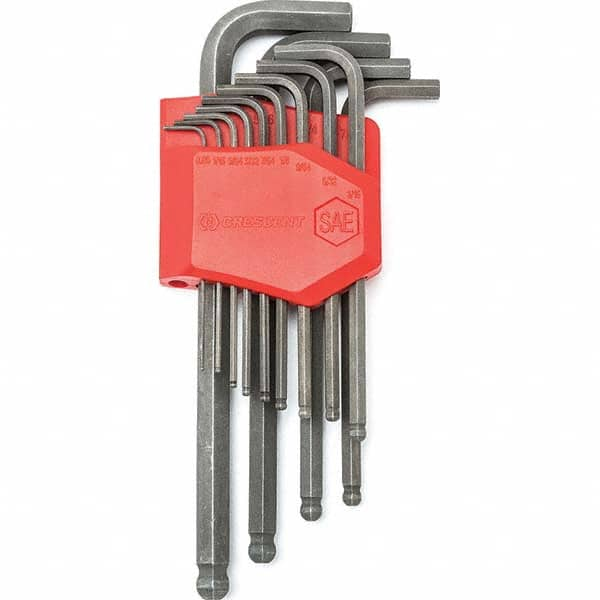 Crescent - Hex Key Sets Tool Type: Hex L-Key Set Handle Type: No Handle - Makers Industrial Supply