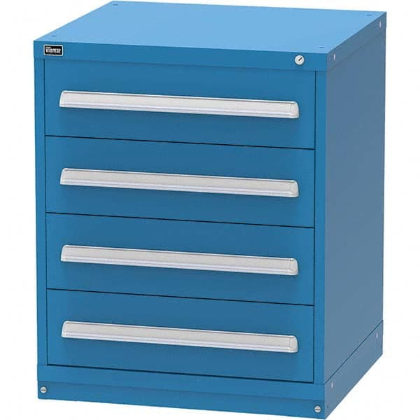 Modular Steel Storage Cabinet: 30″ Wide, 27.7969″ Deep, 37″ High 440 lb Capacity, 4 Drawer