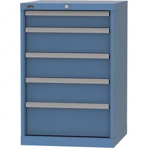 Modular Steel Storage Cabinet: 22-1/2″ Deep, 33-1/2″ High 440 lb Capacity, 5 Drawer