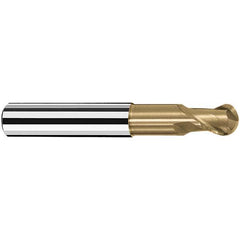 Fraisa - 5mm Diam, 6mm LOC, 2 Flute Solid Carbide Ball End Mill - Makers Industrial Supply