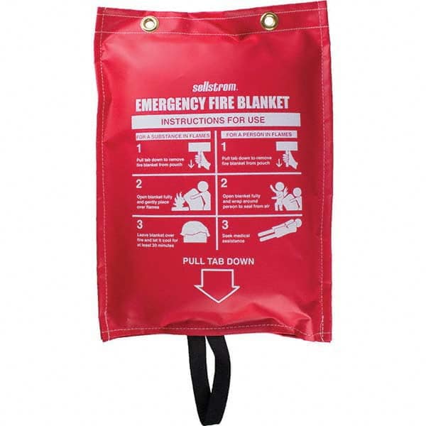 Sellstrom - Emergency & Rescue Blankets Type: Fire Blanket Material: Fiberglass - Makers Industrial Supply