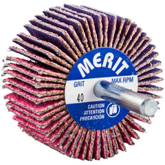 Merit Abrasives - Mounted Flap Wheels Abrasive Type: Coated Outside Diameter (Inch): 2 - Makers Industrial Supply