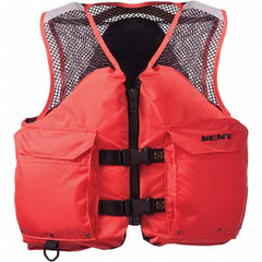 Kent - Life Jackets & Vests Type: Mest Deluxe Vest Size: Large - Makers Industrial Supply