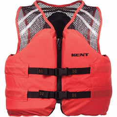 Kent - Life Jackets & Vests Type: Mesh Vest Size: Large - Makers Industrial Supply