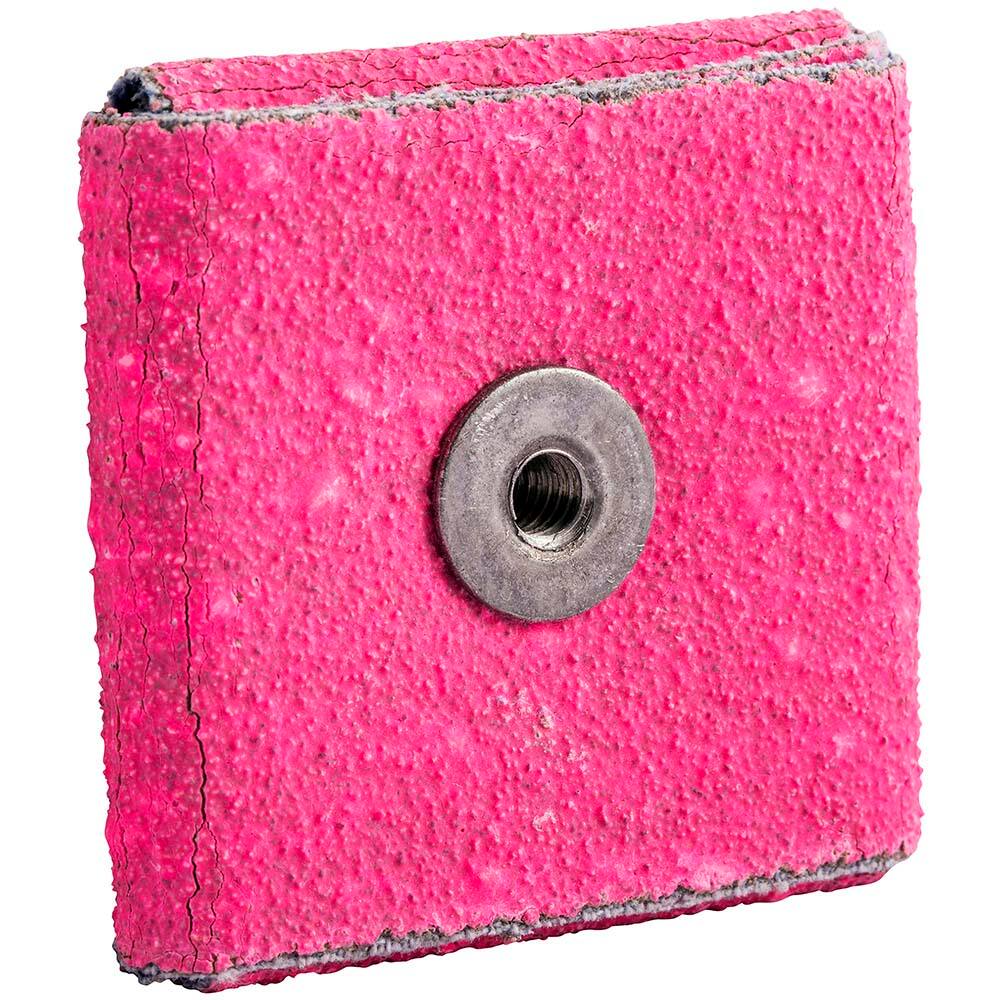 Merit Abrasives - Cross & Square Pads Pad Type: Square Abrasive Material: Ceramic Alumina - Makers Industrial Supply