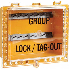 Brady - Group Lockout Boxes Portable or Wall Mount: Portable Maximum Number of Padlocks: 27 - Makers Industrial Supply