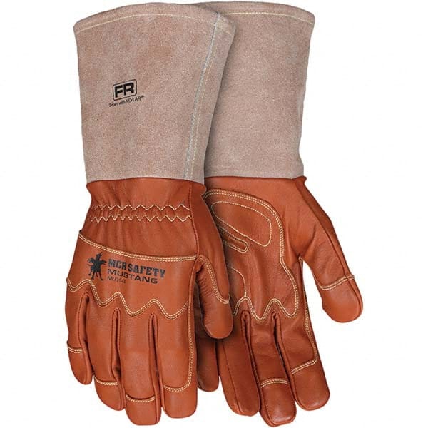 MCR Safety - Size XL Leather or Synthetic Leather General Protection Work Gloves - Makers Industrial Supply