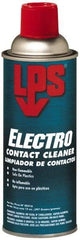 LPS - 14 Ounce Aerosol Contact Cleaner - 22 kV Dielectric Strength, Nonflammable, Plastic Safe - Makers Industrial Supply