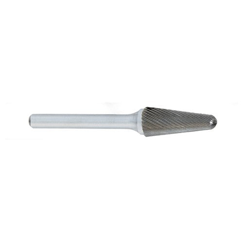 ‎SL-1 -1/4 × 5/8 LOC × 1/4 Shank × 2 OAL 14 Degree Included Angle Carbide Medium Right Hand Spiral Burr - Makers Industrial Supply