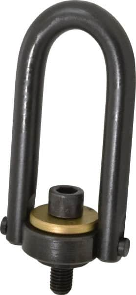 Jergens - 4,000 Lb Load Capacity Safety Engineered Center Pull Hoist Ring - 60 Ft/Lb Torque, 5/8 - 11 Thread, Alloy Steel - Makers Industrial Supply