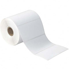 Value Collection - Pack of 12 Rolls, 500 Labels per Roll, 4" x 3" White Paper Thermal Labels - Makers Industrial Supply