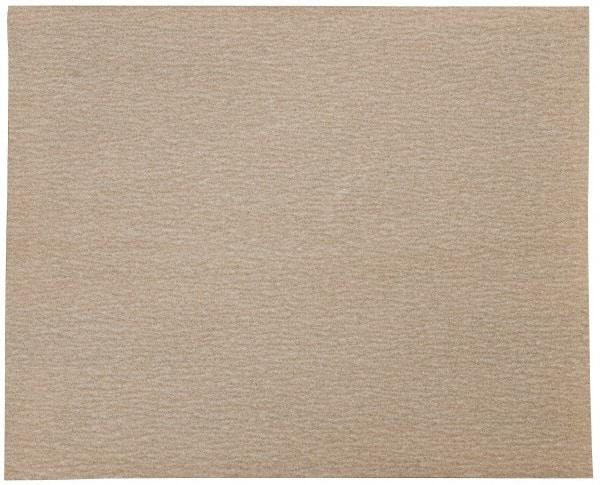 Norton - 220 Grit, Aluminum Oxide Sanding Sheet - 11" Long x 9" Wide, Very Fine Grade, A Weighted Paper Backing - Makers Industrial Supply