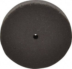 Cratex - 1" Diam x 1/16" Hole x 1/8" Thick, Surface Grinding Wheel - Silicon Carbide, Medium Grade, 25,000 Max RPM, Rubber Bond, No Recess - Makers Industrial Supply