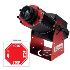 LED Sign Projectors; Sign Type: Stop; Legend: Caution; Bilingual: No; Language: English; Color: Red; Maximum Projection: 50 ft; Mounting Location: Ceiling; Wattage: 300.000; Voltage: 100-240 VAC; Length: 210.0000; Width: 210.000; Height: 710 mm