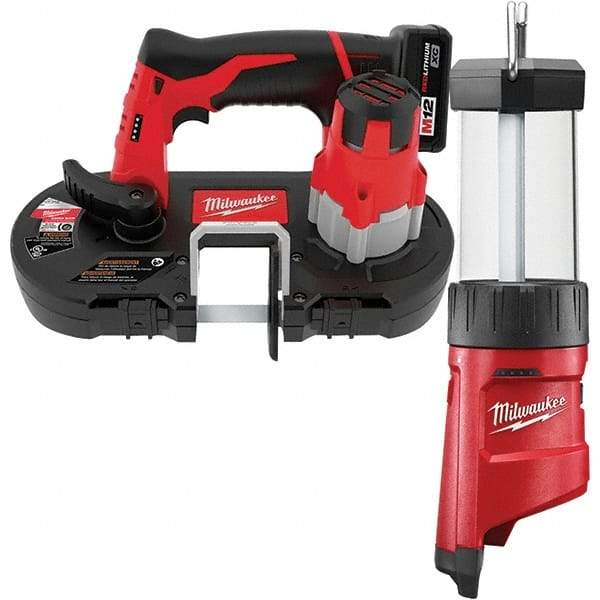 Milwaukee Tool - Cordless Portable Bandsaws Voltage: 12 Battery Chemistry: Lithium-Ion - Makers Industrial Supply