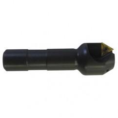 60° Point- 0.212" Min- 0.5" SH- Indexable Countersink & Chamfering Tool - Makers Industrial Supply