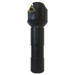 60° Point- 0.669" Min- 1" SH- Indexable Countersink & Chamfering Tool - Makers Industrial Supply
