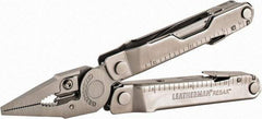 Leatherman - 17 Piece, Multi-Tool Set - Gray, 6-1/4" OAL, 4" Closed Length - Makers Industrial Supply