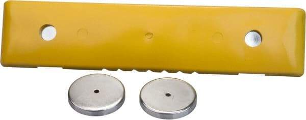 PRO-SAFE - 18" Long x 4" Wide x 1" High, Bumper - Yellow, Plastic - Makers Industrial Supply