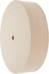 Value Collection - 8" Diam x 2" Thick Unmounted Buffing Wheel - 1 Ply, Polishing Wheel, 1/2" Arbor Hole, Hard Density - Makers Industrial Supply