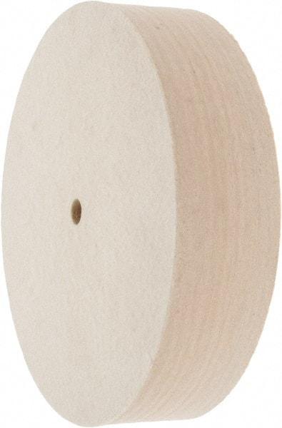 Value Collection - 8" Diam x 2" Thick Unmounted Buffing Wheel - 1 Ply, Polishing Wheel, 1/2" Arbor Hole, Medium Density - Makers Industrial Supply