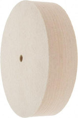 Value Collection - 8" Diam x 2" Thick Unmounted Buffing Wheel - 1 Ply, Polishing Wheel, 1/2" Arbor Hole, Medium Density - Makers Industrial Supply