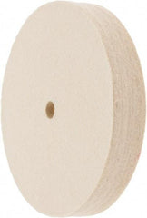 Value Collection - 6" Diam x 1" Thick Unmounted Buffing Wheel - 1 Ply, Polishing Wheel, 1/2" Arbor Hole, Soft Density - Makers Industrial Supply