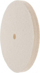 Value Collection - 6" Diam x 1/2" Thick Unmounted Buffing Wheel - 1 Ply, Polishing Wheel, 1/2" Arbor Hole, Soft Density - Makers Industrial Supply