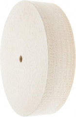 Value Collection - 8" Diam x 2" Thick Unmounted Buffing Wheel - 1 Ply, Polishing Wheel, 1/2" Arbor Hole, Soft Density - Makers Industrial Supply