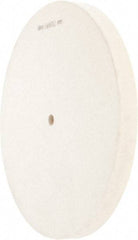 Value Collection - 10" Diam x 3/4" Thick Unmounted Buffing Wheel - 1 Ply, Polishing Wheel, 1/2" Arbor Hole, Hard Density - Makers Industrial Supply