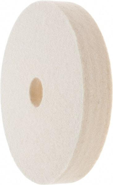 Value Collection - 6" Diam x 1" Thick Unmounted Buffing Wheel - 1 Ply, Polishing Wheel, 1" Arbor Hole, Soft Density - Makers Industrial Supply