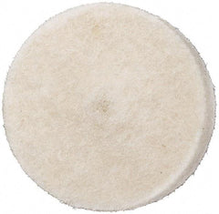 Value Collection - 1/2" Diam x 1/8" Thick Unmounted Buffing Wheel - 1 Ply, Polishing Wheel, 1/8" Arbor Hole, Medium Density - Makers Industrial Supply