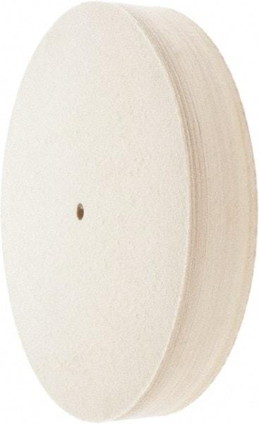 Value Collection - 12" Diam x 2" Thick Unmounted Buffing Wheel - 1 Ply, Polishing Wheel, 1/2" Arbor Hole, Medium Density - Makers Industrial Supply