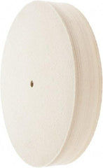 Value Collection - 12" Diam x 2" Thick Unmounted Buffing Wheel - 1 Ply, Polishing Wheel, 1/2" Arbor Hole, Medium Density - Makers Industrial Supply