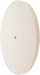 Value Collection - 12" Diam x 3/4" Thick Unmounted Buffing Wheel - 1 Ply, Polishing Wheel, 1/2" Arbor Hole, Soft Density - Makers Industrial Supply