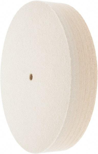 Value Collection - 10" Diam x 2" Thick Unmounted Buffing Wheel - 1 Ply, Polishing Wheel, 1/2" Arbor Hole, Soft Density - Makers Industrial Supply