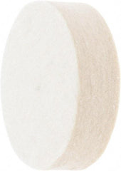 Value Collection - 2" Diam x 1/2" Thick Unmounted Buffing Wheel - 1 Ply, Polishing Wheel, 1/2" Arbor Hole, Medium Density - Makers Industrial Supply