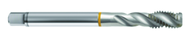 3/8-24 2B 3-Flute Cobalt Yellow Ring Semi-Bottoming 40 degree Spiral Flute Tap-Bright - Makers Industrial Supply