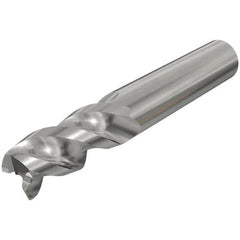 Iscar - 16mm, 32mm LOC, 16mm Shank Diam, 92mm OAL, 3 Flute, Solid Carbide Square End Mill - Single End, Uncoated, Spiral Flute, 45° Helix, Right Hand Cut, Right Hand Flute - Makers Industrial Supply