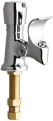 Chicago Faucets - Drinking Fountain - Push Button Operated Bubbler, Brass - Makers Industrial Supply