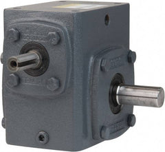 Boston Gear - 2.06 Centerline Distance, 25:1, 70 RPM Output, 1.16 Input Horsepower, 875 Lbs. Max Torque, Speed Reducer - Part No. 721-25-J, 5/8" Shaft Diam, Single Shaft Right, 4.34" High - Makers Industrial Supply