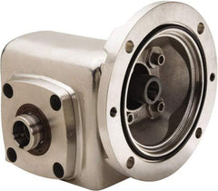 Boston Gear - 1-3/4 Centerline Distance, 40:1, 44 RPM Output, 0.57 Input Horsepower, 609 Lbs. Max Torque, Speed Reducer - Part No. SSHF71840KB5HSP16, 1" Shaft Diam, Hollow Shaft, 5/8" Bore, 3.81" High, 56C NEMA - Makers Industrial Supply