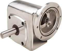 Boston Gear - 1-3/4 Centerline Distance, 20:1, 88 RPM Output, 0.97 Input Horsepower, 590 Lbs. Max Torque, Speed Reducer - Part No. SSF71820KB5GS, Single Shaft Left, 5/8" Bore, 3.81" High, 56C NEMA - Makers Industrial Supply