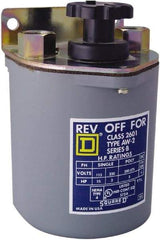 Square D - 250 VDC, 600 VAC Input Volt, Reversing, Drum Switch - CSA, RoHS Compliant, UL Listed - Makers Industrial Supply