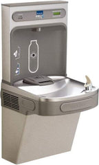 ELKAY - Barrier Free Wall Mounted Water Cooler & Fountain - In-Wall, 20 to 105 psi, 0.20 hp, Stainless Steel - Makers Industrial Supply