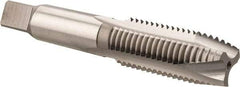 Union Butterfield - M20x2.50 Metric Coarse, 3 Flute, Bright Finish, High Speed Steel Spiral Point Tap - Plug Chamfer, Right Hand Thread, 4-15/32" OAL, 2" Thread Length, 0.652" Shank Diam, 6H Class of Fit, Series 1785NR - Exact Industrial Supply