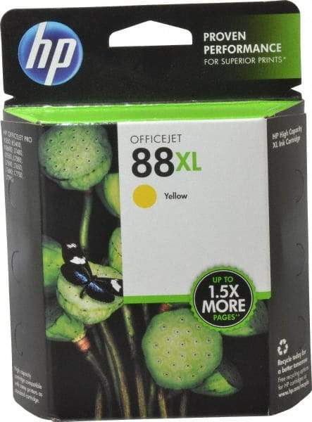 Hewlett-Packard - Yellow Ink Cartridge - Use with HP Officejet Pro K550 - Makers Industrial Supply