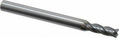 Niagara Cutter - 5/32", 4 Flute, Single End, Solid Carbide, 0.01" Corner Radius End Mill - 2" OAL, Right Hand Flute, 7/16" LOC, Right Hand Cut - Makers Industrial Supply