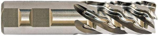 Niagara Cutter - 1-1/2", 6 Flute, Single End, Cobalt, Corner Chamfer End Mill - 5-1/2" OAL, Right Hand Flute, 3" LOC, Right Hand Cut - Makers Industrial Supply